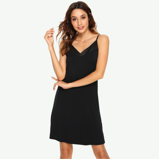 Comfy V Neck Full Slips Nightdress Bulk-180322125