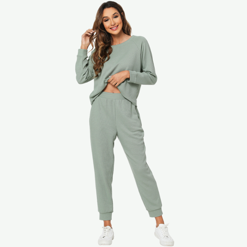 Wholesale Women Plain Lounge Set-21182041