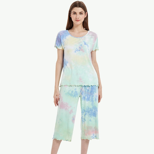 Adults Tie-dye Sleepwear Wholesale Loungewear Manufacturers