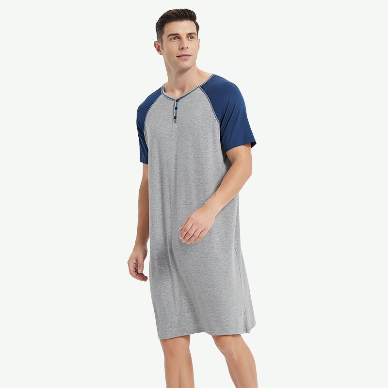 Bulk Cotton Men Nightgown-G3813023