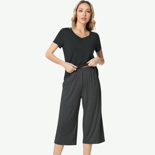 Women Capri Pj Set in Bulk-G3720118