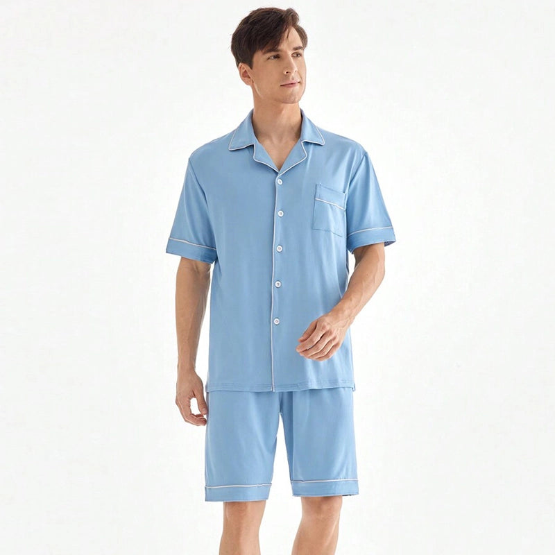 Wholesale Men Pajama Sets Saright Garment Custom Sleepwear Loungewear Manufacturer