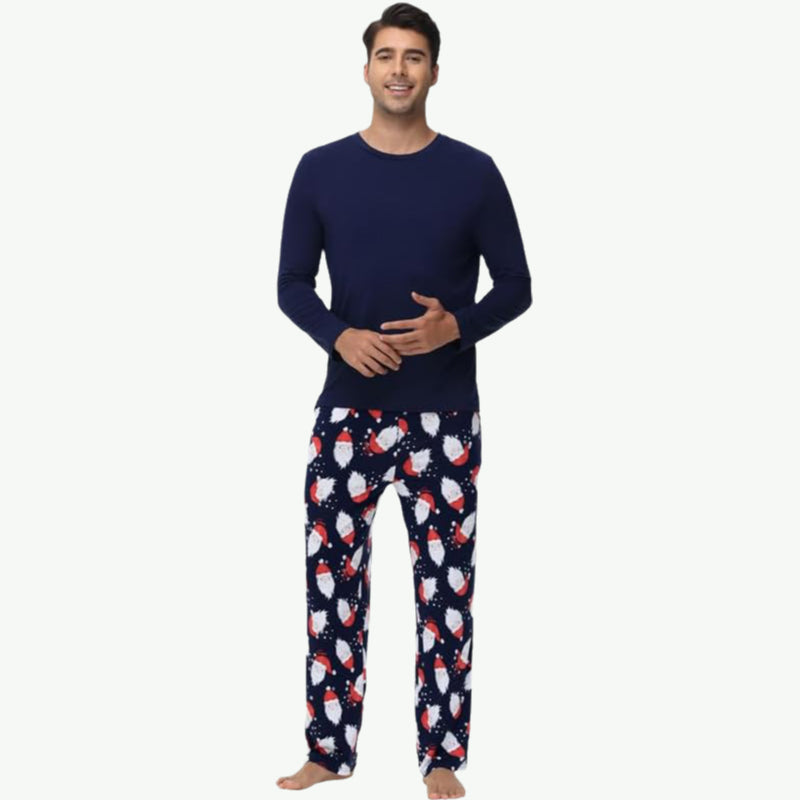 Wholesale Crewneck Sleepwear Lounge Sets For Men Pajama Manufacturer