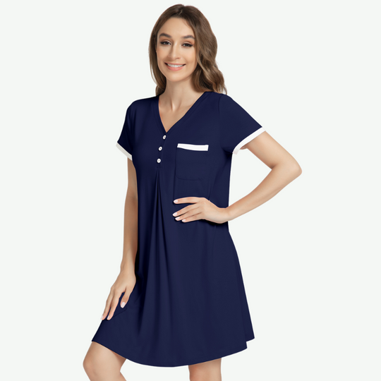 Designer Women Bamboo Nightshirt in Bulk-G3813018