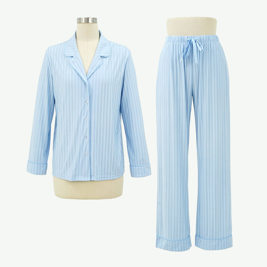 Wholesale Women Stripe Pajama Set-2313810274