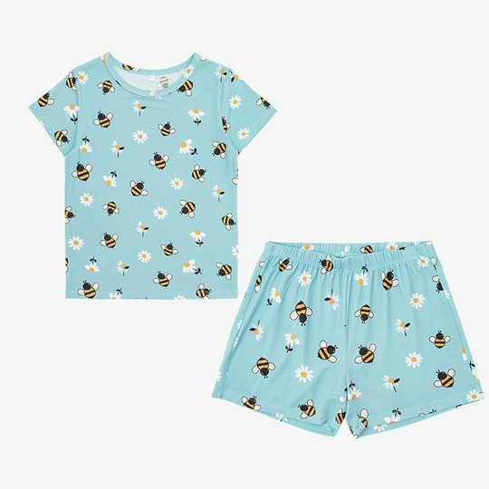 Summer Printed Children Pajama Set in Bulk-2311740073