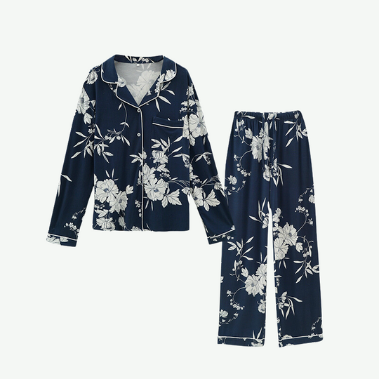 Women Printed Pajama Set in Bulk-2211740212