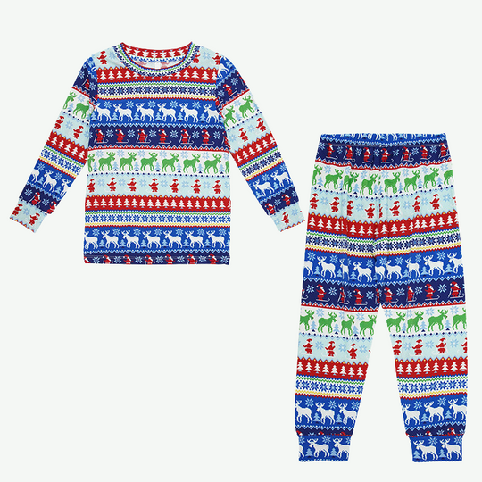 Custom Unisex Kids Christmas Pajama Set-2315500108