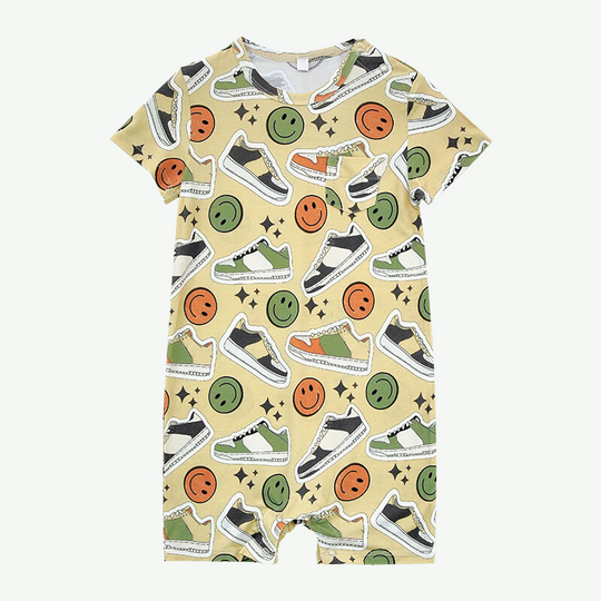 Wholesale Baby Short Sleeve Printed Onesie-2315500081