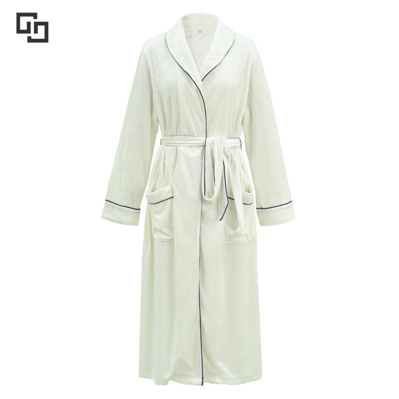 Bulk Women Velvet Spa Robes-2311820022