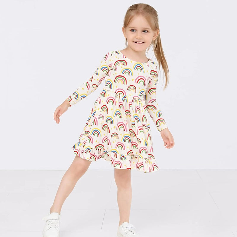 OEM Toddler Girls Bamboo Casual Dress - Childrenswear Manufacturer