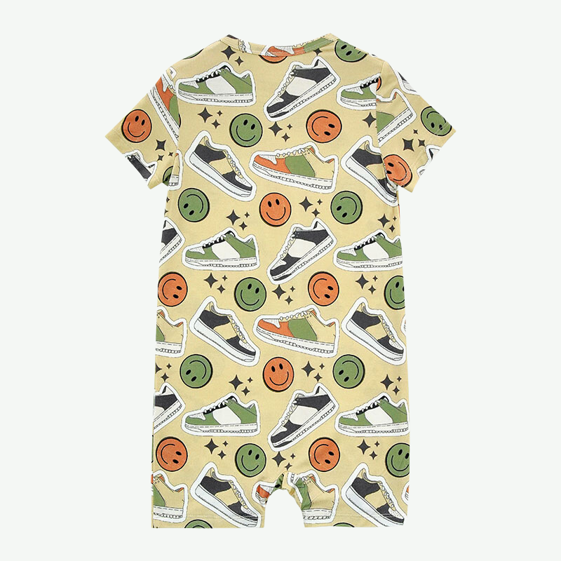 Wholesale Baby Short Sleeve Printed Onesie-2315500081