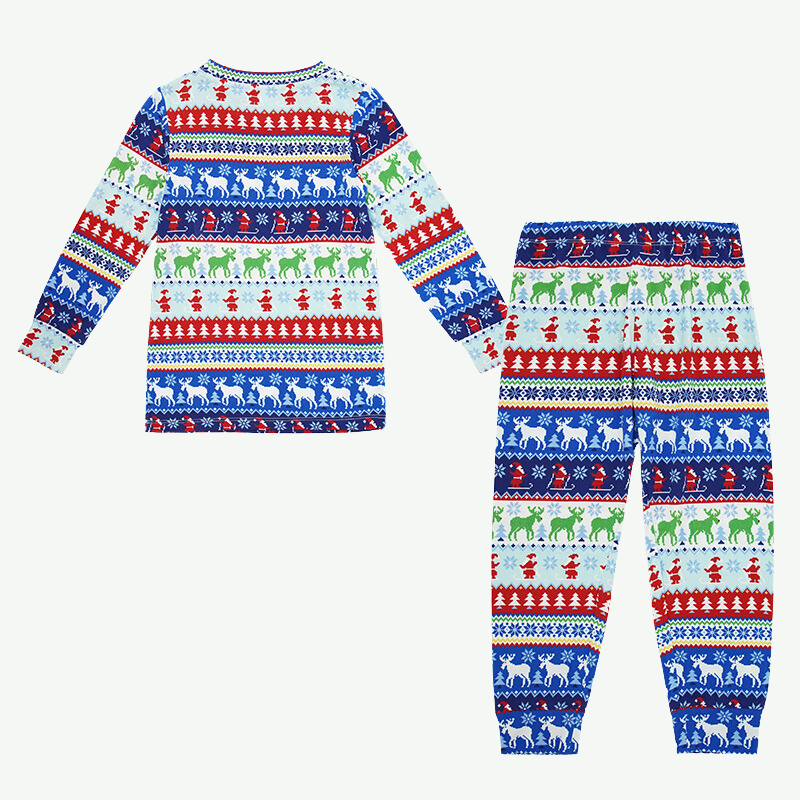 Custom Unisex Kids Christmas Pajama Set-2315500108