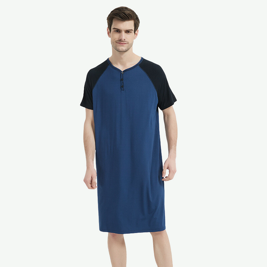 Wholesale Bamboo Mens Nightgown-G3813023