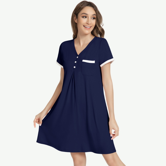 Designer Women Bamboo Nightshirt in Bulk-G3813018