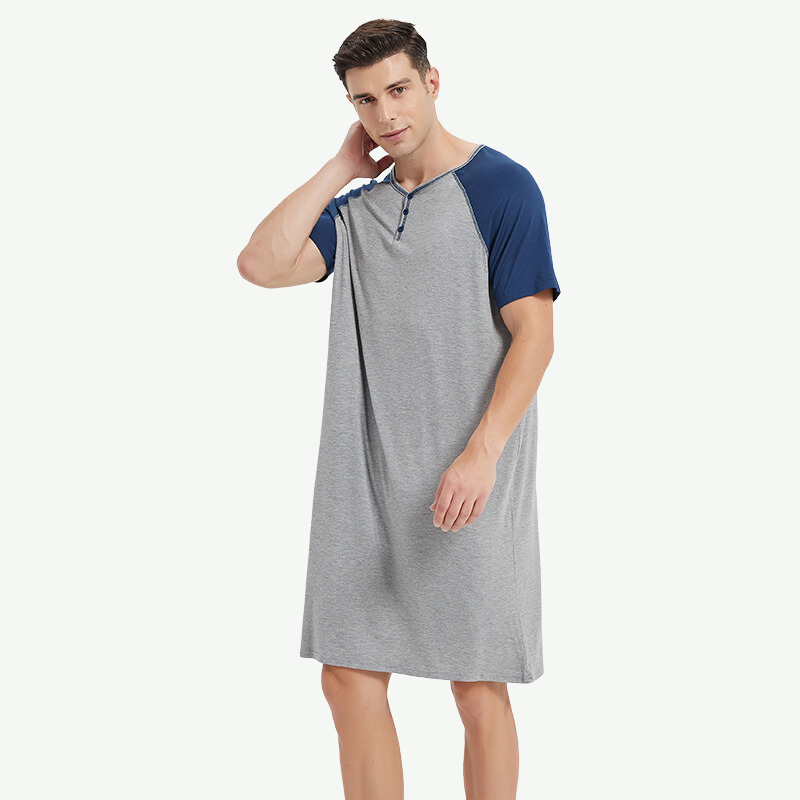 Bulk Cotton Men Nightgown-G3813023