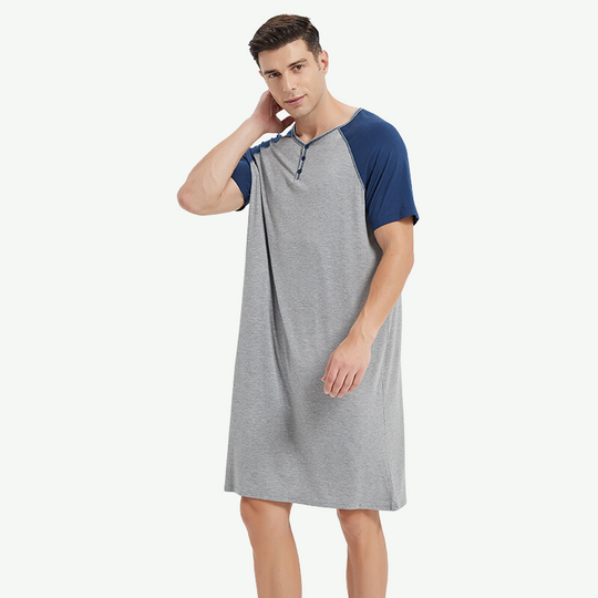 Bulk Cotton Men Nightgown-G3813023