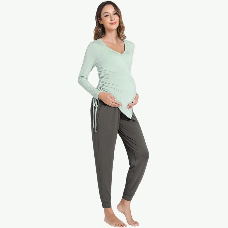 Customize Soft Maternity Loungewear Set Supplier