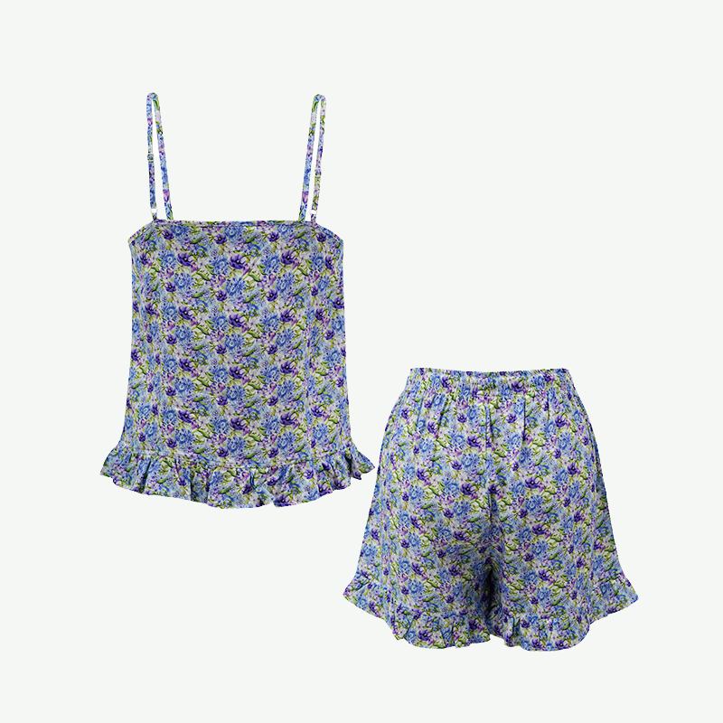 Conjunto de pijama de camisola con estampado digital Proveedor -2211820183