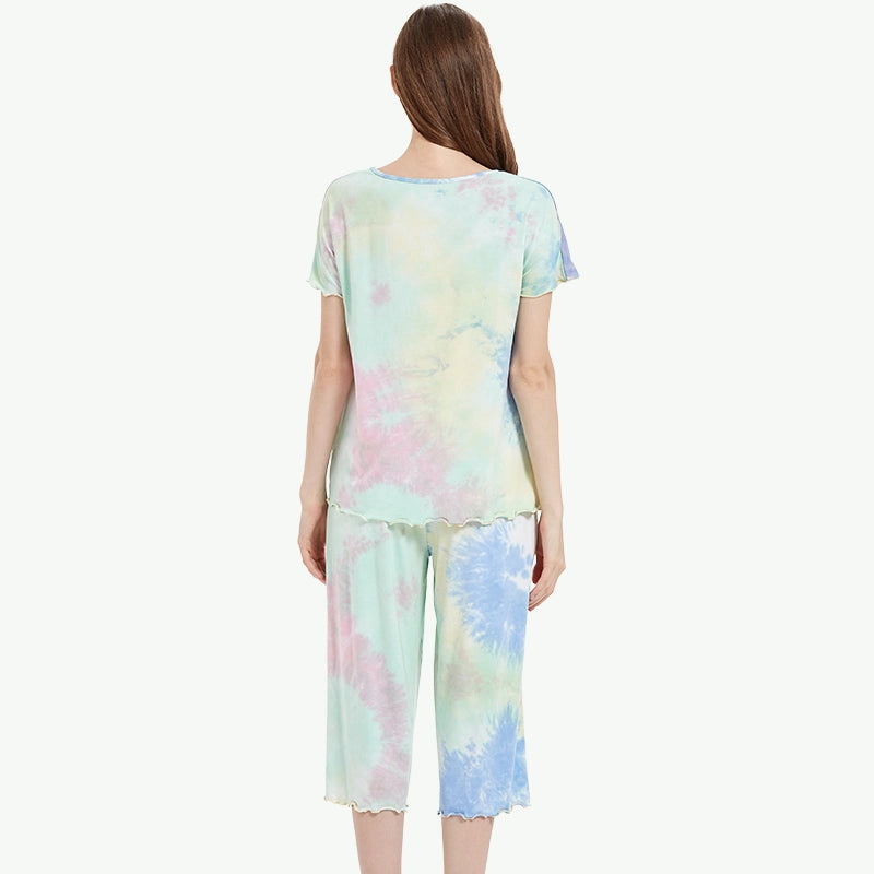 Adults Tie-dye Sleepwear Wholesale Loungewear Manufacturers