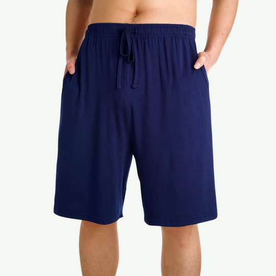 Pantalones cortos de pijama de bambú para hombre al por mayor -21145005