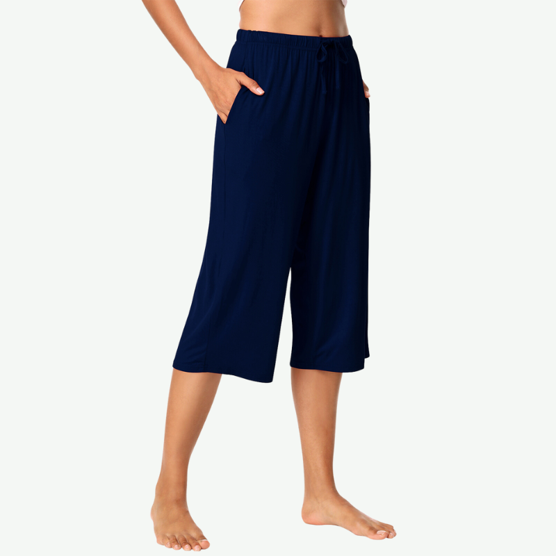 Pantalones capri de bambú para mujer, lote 21145052