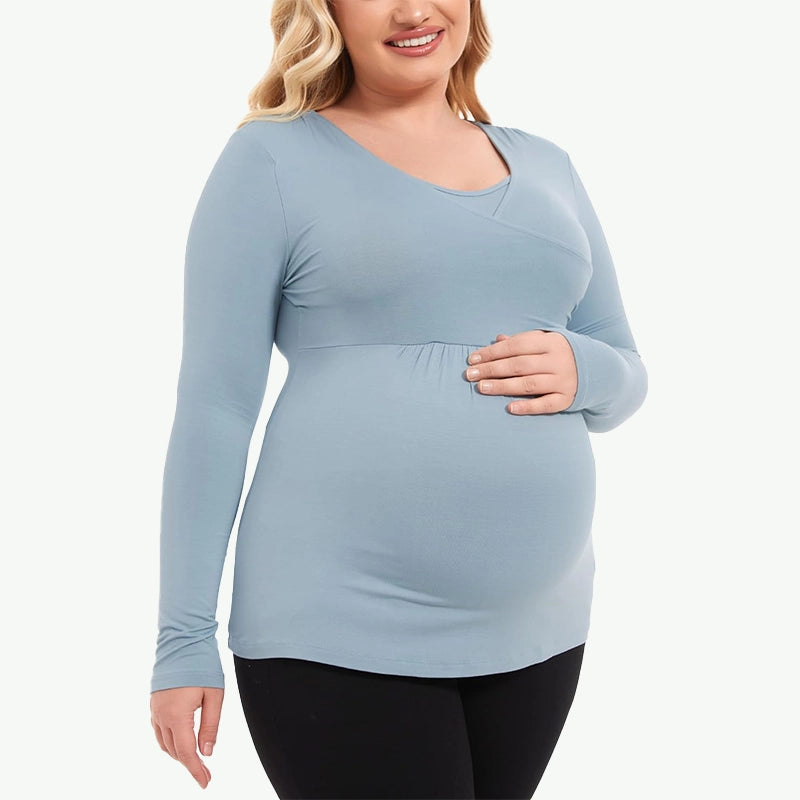 Supplier Wholesale Women Bamboo Maternity Top