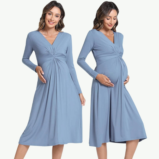 Bamboo Maternity Clothing Suppliers Wholesale Pregnant Nightgown