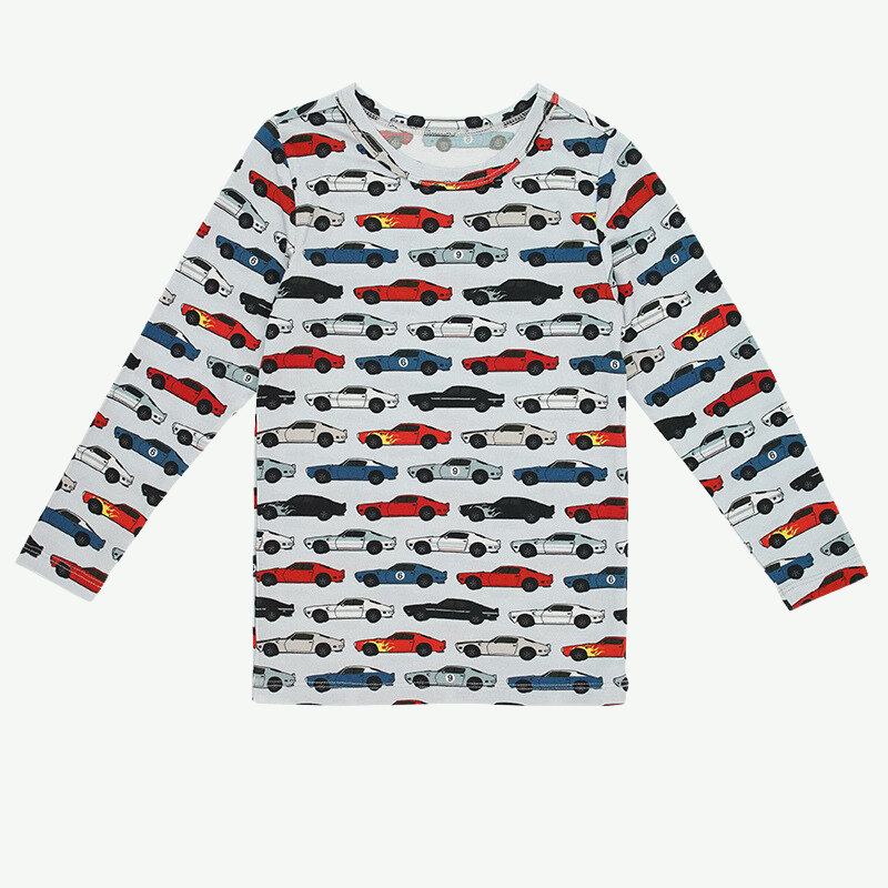 Wholesale Boy Car Printed Pj Lounge Set-2311290135