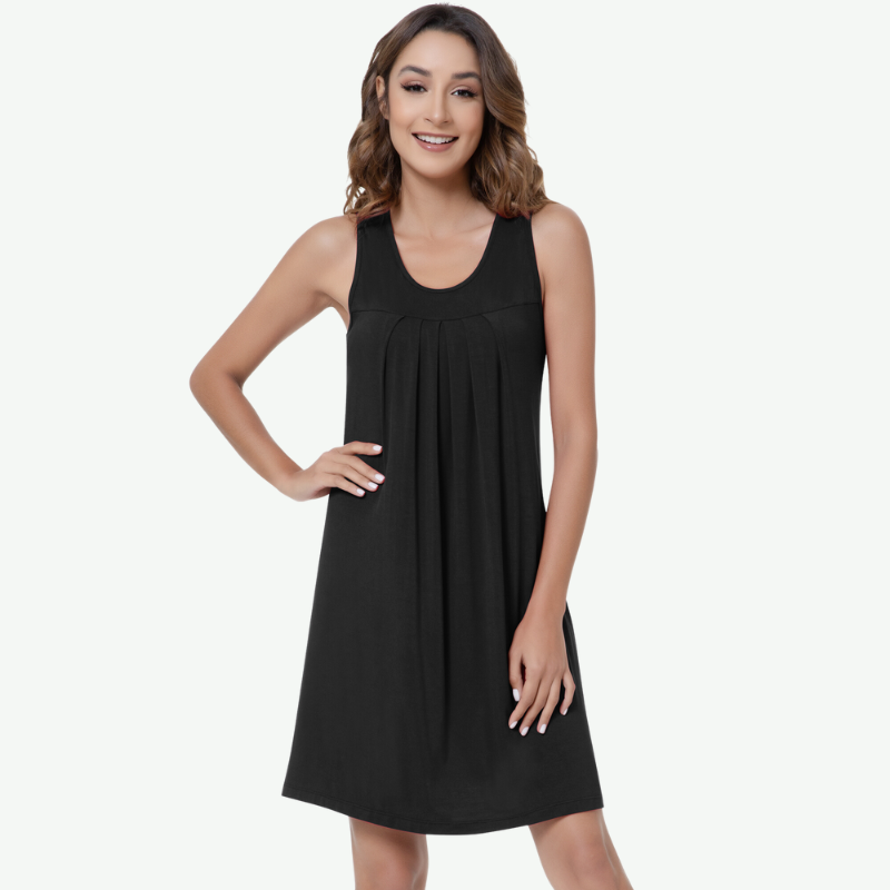 Women Lightweight Sleeveless Nightdress Wholesale-31129046