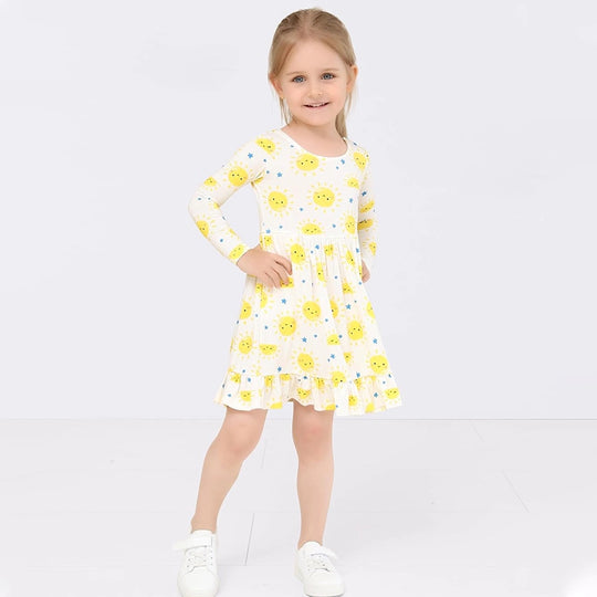 OEM Toddler Girls Bamboo Casual Dress - Childrenswear Manufacturer