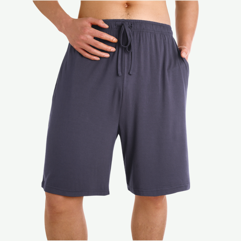 Pantalones cortos de pijama de bambú para hombre al por mayor -21145005