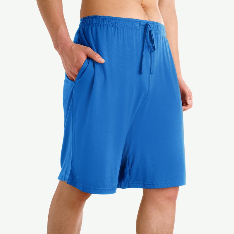 Pantalones cortos de pijama de bambú para hombre al por mayor -21145005