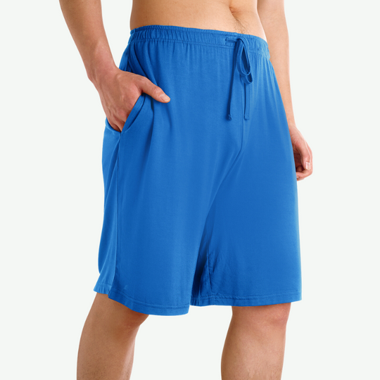 Pantalones cortos de pijama de bambú para hombre al por mayor -21145005