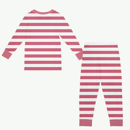 Striped Long Children Pj Set Wholesale Kids Pajamas