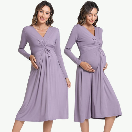 Bamboo Maternity Clothing Suppliers Wholesale Pregnant Nightgown