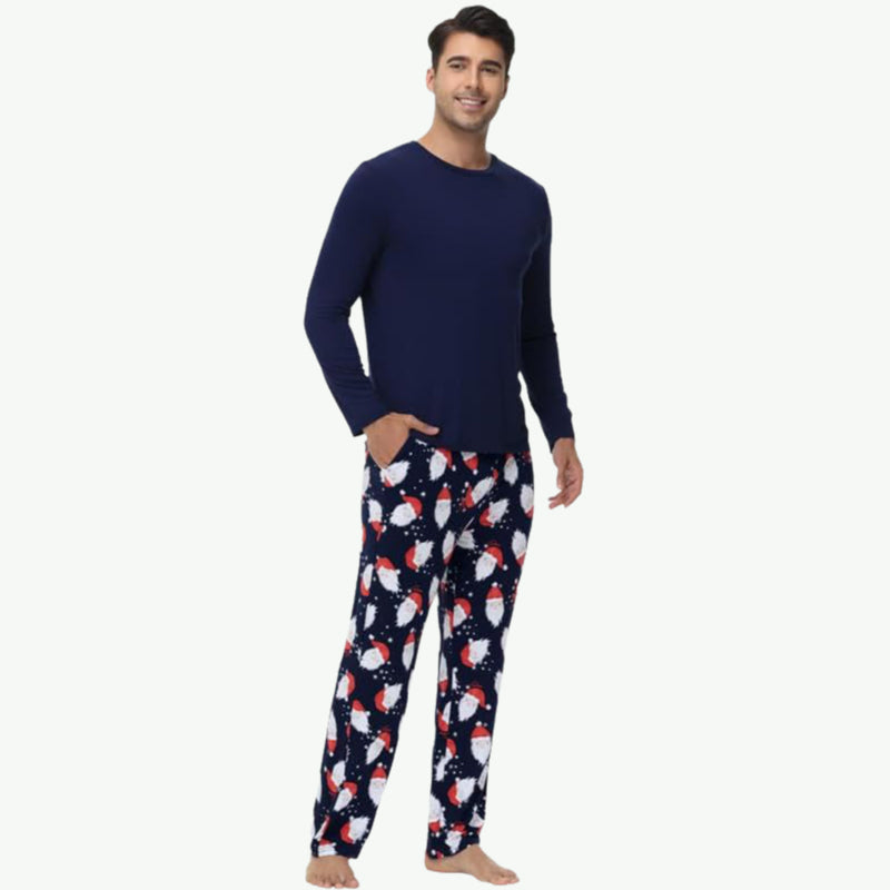 Wholesale Crewneck Sleepwear Lounge Sets For Men Pajama Manufacturer