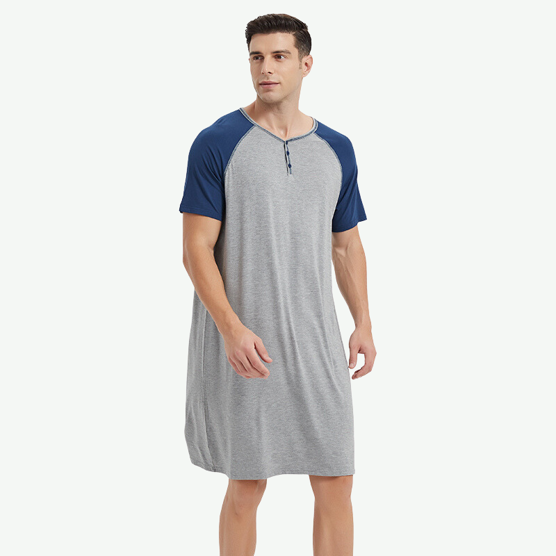 Bulk Cotton Men Nightgown-G3813023