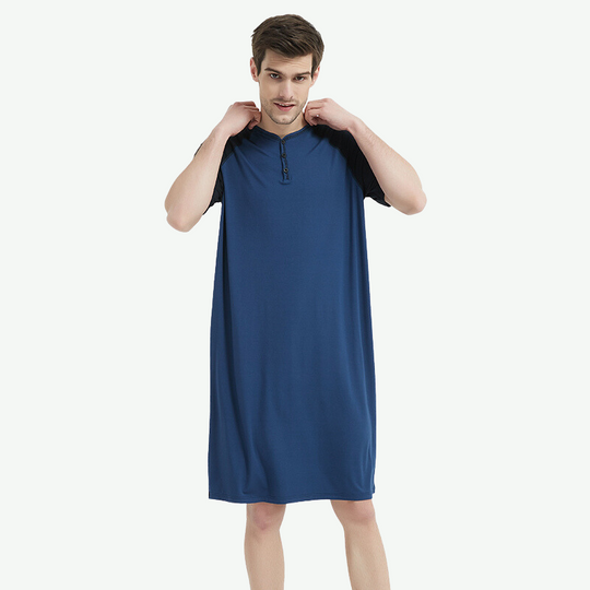 Wholesale Bamboo Mens Nightgown-G3813023