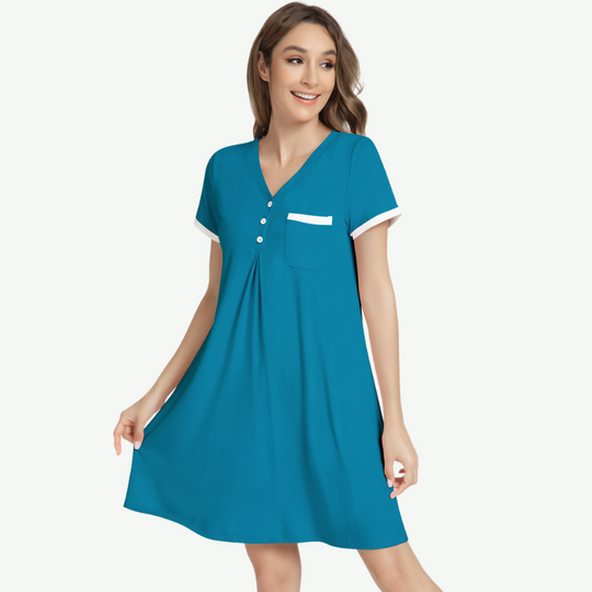 Designer Women Bamboo Nightshirt in Bulk-G3813018