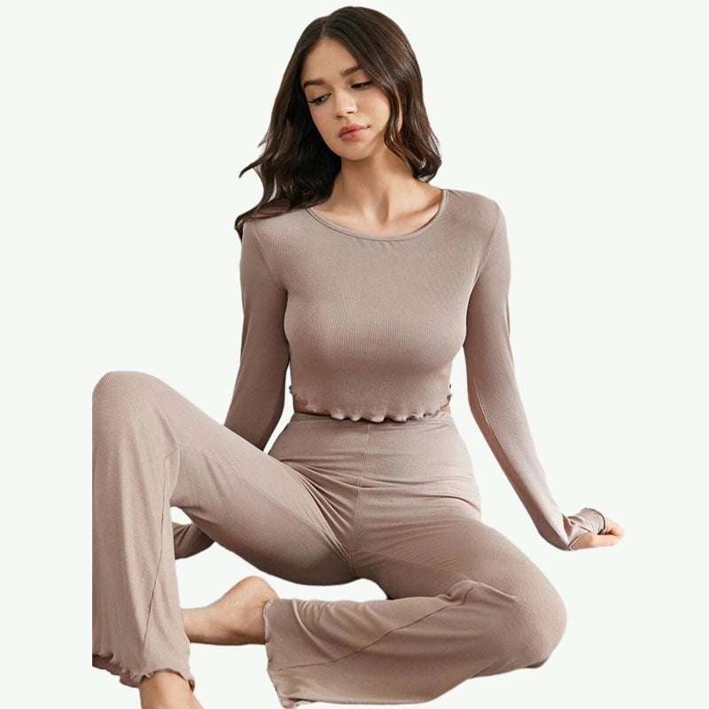 OEM Women Cozy Loungewear Set Wholesale Modal Pyjamas Factory