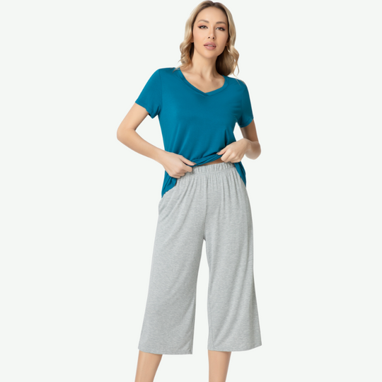 Women Capri Pj Set in Bulk-G3720118