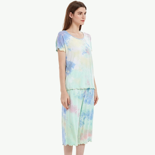 Adults Tie-dye Sleepwear Wholesale Loungewear Manufacturers