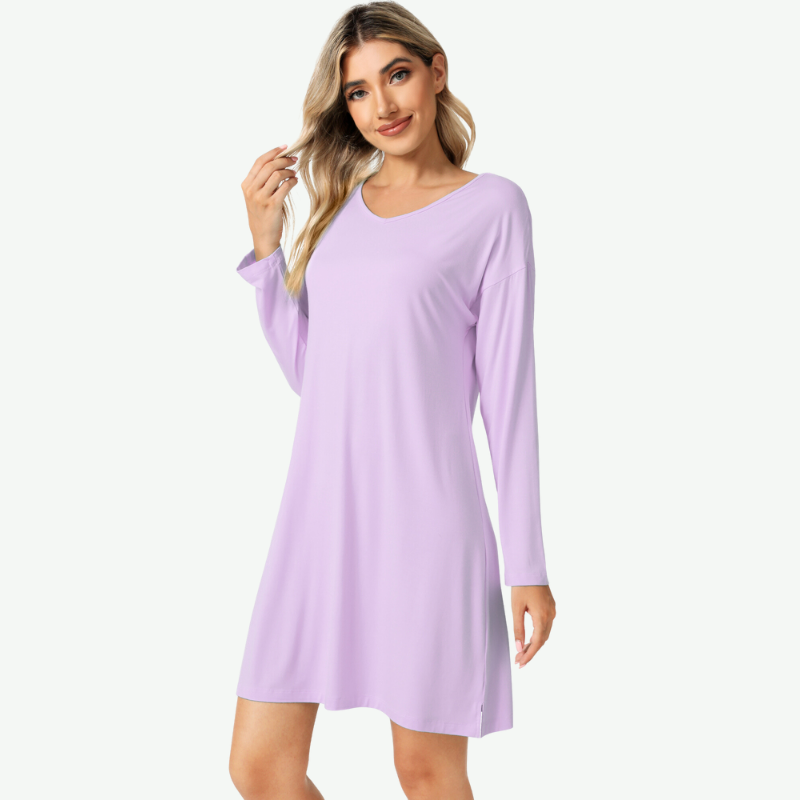 Wholesale Soft Sleepwear Nightshirts -81511149