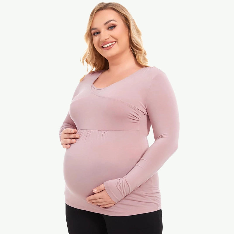 Supplier Wholesale Women Bamboo Maternity Top