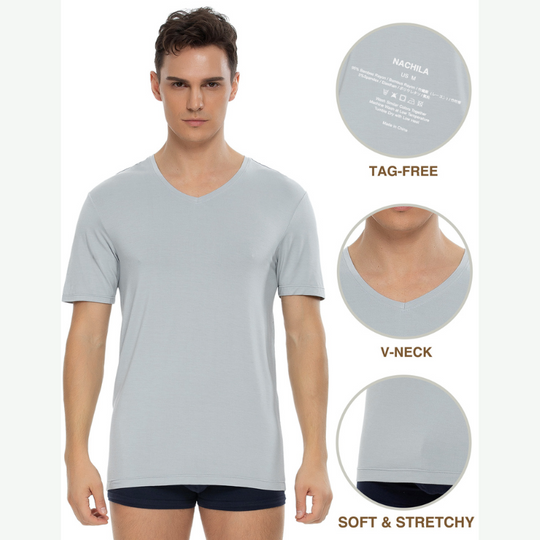 Manufacturer Men Bamboo Soft T-shirts Tees-31129003