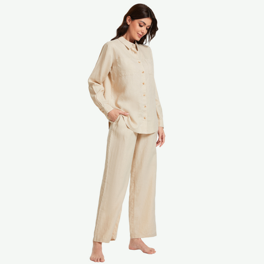 Women Hemp Wholesale Pajamas Sets-2213810183