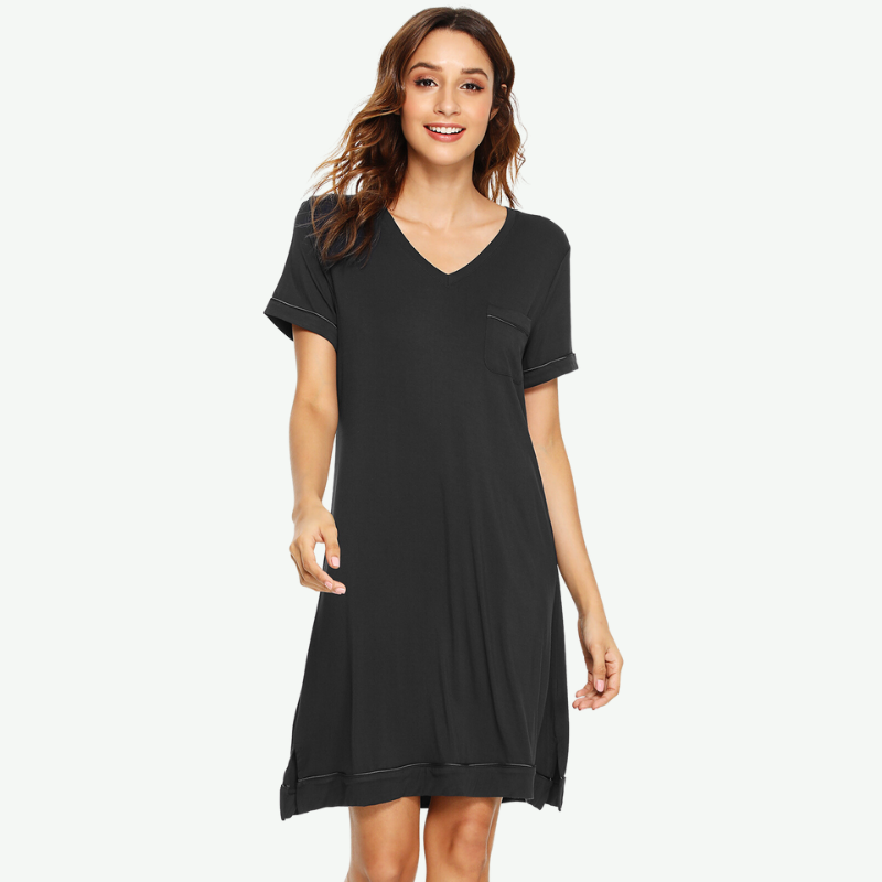 Wholesale Short Sleeve Lounge Dress-170302733