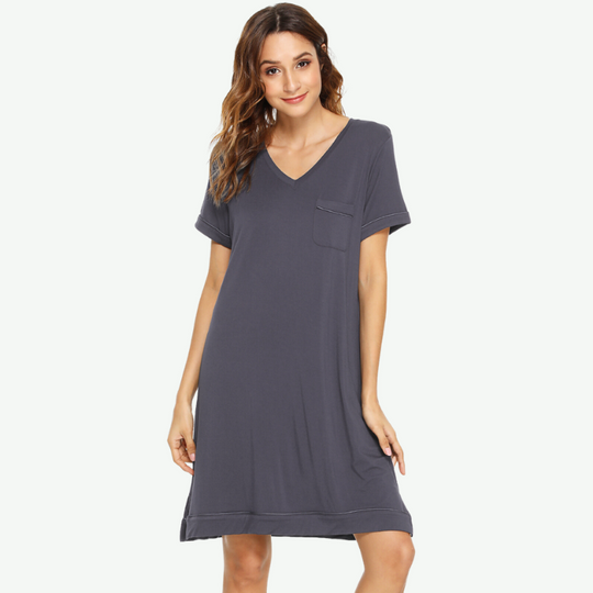 Wholesale Short Sleeve Lounge Dress-170302733