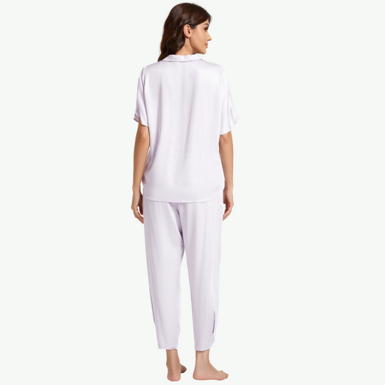 Wholesale Women Bamboo Sateen Pajama Set-2311290095